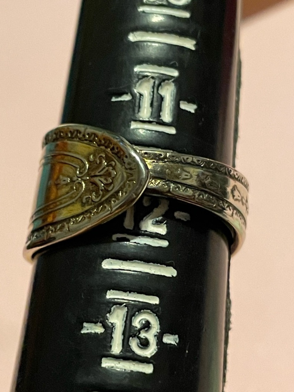 Vintage Ornate Spoon Ring #9147 👑 - Picture 2 of 12